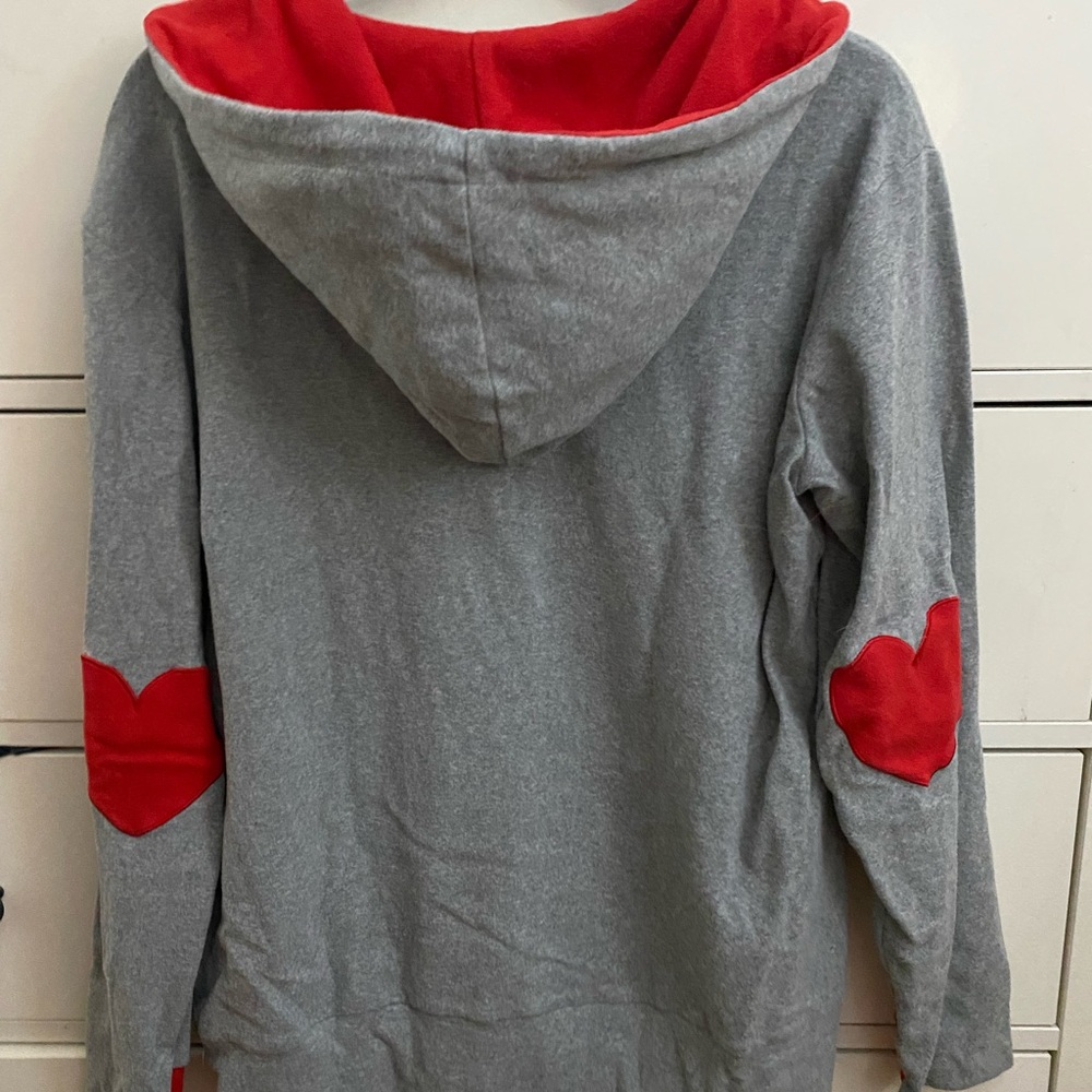 Ampersand Ave half zip with ❤️